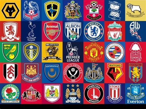 list of all football teams/clubs in england